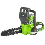 Цепная пила аккумуляторная GreenWorks G24CS25K2, 24V, 25 см, c АКБ 2Ач и ЗУ (2007707UA), фото 1