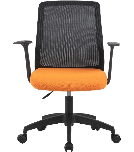 Кресло Cactus CS-MC222-BKOR черный, сетка, 100 кг