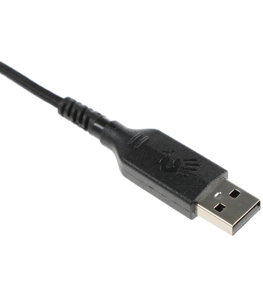 Мышь проводная A4Tech Bloody A90 черный, 6200 dpi, USB, кнопки - 8