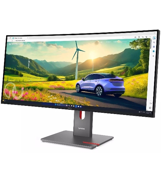 Монитор Lenovo 34' ThinkVision P34WD-40 черный IPS LED 4ms 21:9 HDMI M/M HAS Piv 2000:1 350cd 178гр/178гр 3440x1440 120Hz DP WQ USB 10кг