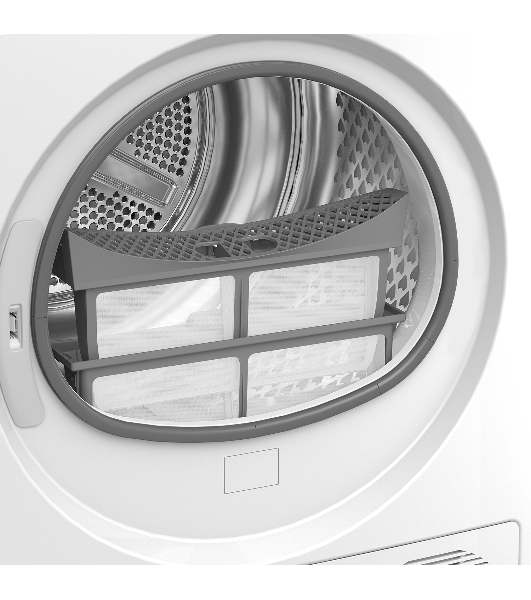 Сушильная машина Beko B5T69233 белый, 9 кг, сушка - тепловой насос, программ - 15, 59.8 x 84.6 x 60.5 см