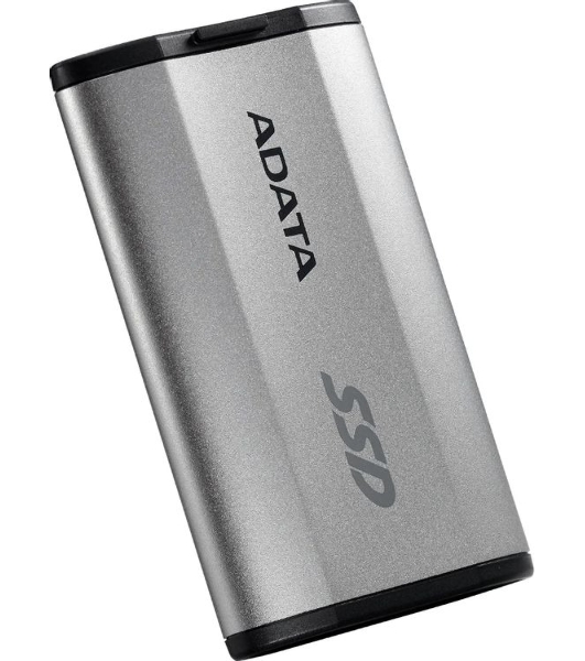 Внешний SSD ADATA SD810, 2TB, USB 3.2 Gen 2x2 Type-C, R/W 2000/2000, серебристый