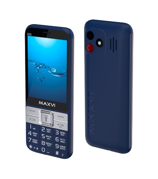 Мобильный телефон Maxvi B33 синий