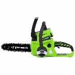Цепная пила аккумуляторная GreenWorks G24CS25K2, 24V, 25 см, c АКБ 2Ач и ЗУ (2007707UA), фото2