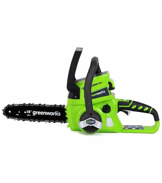 Цепная пила аккумуляторная GreenWorks G24CS25K2, 24V, 25 см, c АКБ 2Ач и ЗУ (2007707UA)