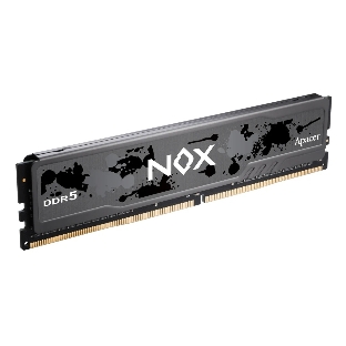 Оперативная память Apacer Nox, DDR5, 16Gb (1x16 GB), 6000 MHz, CL40, DIMM, радиатор, черный