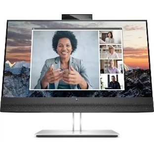 Монитор 23.8' HP E24m G4 Conferencing IPS 1920x1080, 75 Гц, 5 мс, 16:9, 300 кд/м², DP 1.2, HDMI 1.4, USB-C (65 Вт), USB Hub (4x USB 3.0), 3.5 Jack, Ethernet, веб-камера, динамики (2x5 Вт), черный