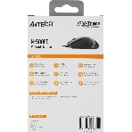 Мышь проводная A4Tech N-500FS черный, 1200 dpi, USB, кнопки - 4, фото2
