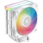 Кулер для процессора DEEPCOOL AG400 WH ARGb V2 белый 120мм алюминий+медь 2100rpm 31.6db 4-pin 220W 152мм, фото 1