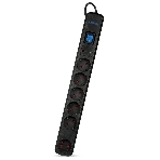 Сетевой фильтр Smartbuy (SBSP-50K-Pro) - 6 роз х 5,0 м - черный, фото 1