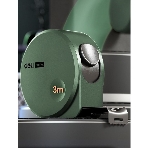 Измерительный и разметочный инструмент Deli Рулетка Home Series Green HT8316L 3м х 16мм, эксклюзивный дизайн, корпус - высококачественный софттач пластик, фото4