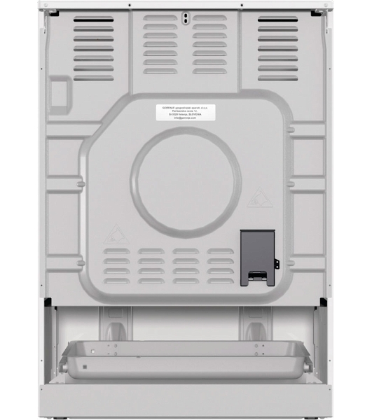 Плита электрическая Gorenje GEC6C40WD белый, конфорок 4 электрических, духовка 71 л, 60 см x 85 см x 60 см