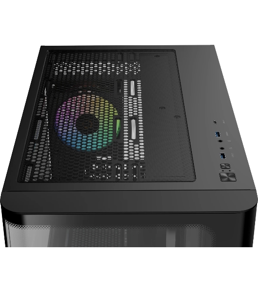 Компьютерный корпус Ocypus Iota C50 BK Curve ARGB Digital mATX без БП (Iota-C50-BKD300CD-GL)