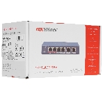 Коммутатор Hikvision DS-3E0106HP-E, 4×100 Мбит/с PoE + 2×100 Мбит/с, неуправляемый, фото5