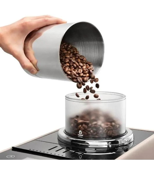 Кофемашина автоматическая DeLonghi EXAM440.55.BG бежевый, исп. кофе - зерновой/молотый, 1.4 л, 1450 Вт, 19 бар