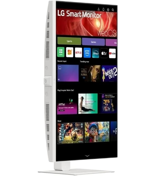 Монитор 31.5' LG 32U850SA-W IPS 3840x2160, 60 Гц, 5 мс, 16:9, 400 кд/м², 2xHDMI 2.0, USB-C (90 Вт), USB Hub (3x USB 3.0), 3.5 Jack, HDR10, динамики (2x5 Вт), веб-камера, Smart TV (webOS 24), Wi-Fi, Bluetooth, VESA 100x100, белый