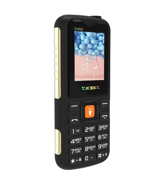 Мобильный телефон teXet TM-D400 черный