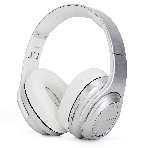 Беспроводные/проводные наушники Crown CMBH-5050 серебристый, накладные, Bluetooth + проводной, складная конструкция, до 10 ч, фото 1