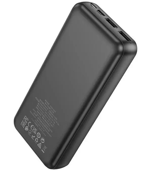 Портативный аккумулятор Hoco J123A Element 20000mAh 2A 2xUSB-A черный