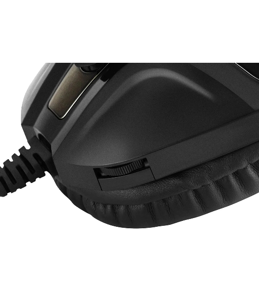 Гарнитура Oklick HS-L370G чёрный, проводная, 3.5 мм