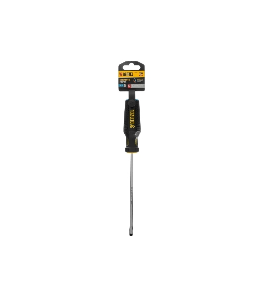 Отвертка Denzel SL5x150 мм, S2, 3к рукоятка