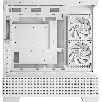 Компьютерный корпус Deepcool CG380 3F WH без БП, боковое окно (панорама), 3x120мм ARGB PWM вентилятора, белый, mATX, фото5