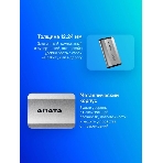 Внешний SSD ADATA SD810, 2TB, USB 3.2 Gen 2x2 Type-C, R/W 2000/2000, серебристый, фото8