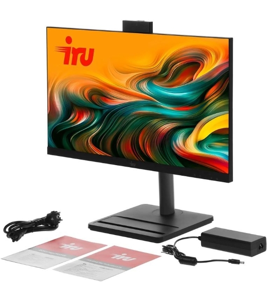 Моноблок IRU Tactio 24ID 24.5' Full HD i5 12400 (2.5) 16Gb SSD512Gb UHDG 730 без ОС GbitEth WiFi BT 120W Cam черный 1920x1080 (RUS)