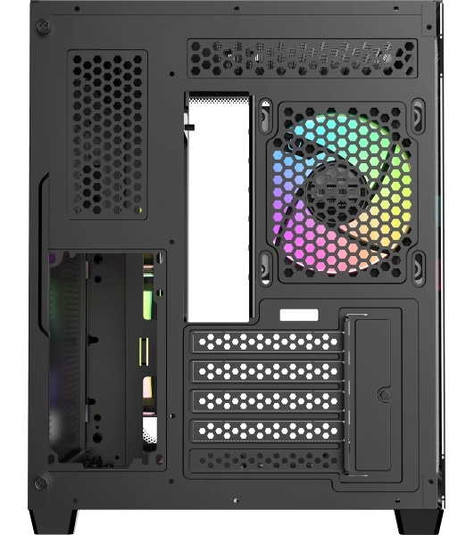 Компьютерный корпус Ocypus Iota C50 BK Curve ARGB Digital mATX без БП (Iota-C50-BKD300CD-GL)