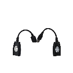 Кабель AM/AF удлинитель USB по витой паре VCOM (AM/RJ45-RJ45/AF) до 45m CU824, фото2