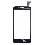 Сенсорное стекло (тачскрин) для Alcatel One Touch Snap 7025D, черное, фото2