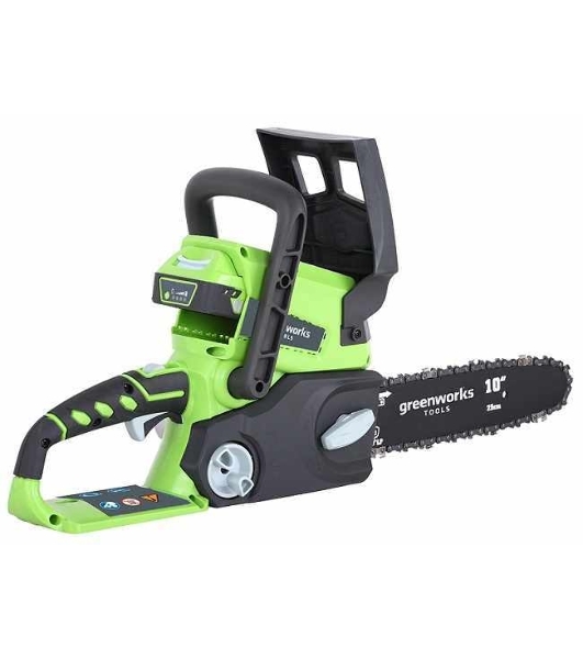 Цепная пила аккумуляторная GreenWorks G24CS25K2, 24V, 25 см, c АКБ 2Ач и ЗУ (2007707UA)