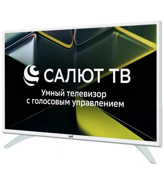 Телевизор LEFF 43' 43U691T белый DLED 4K UHD 60Hz Smart TV Салют ТВ