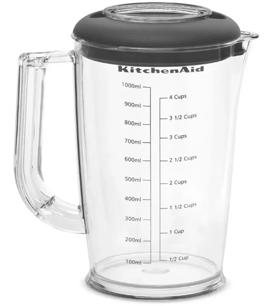 Блендер погружной KitchenAid 5KHBV83EBM с аксессуарами, матовый черный