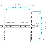 Кронштейн для телевизора Arm Media PLASMA-3 new черный, 22'-65' макс. 55 кг, настенный, фиксированный, фото10