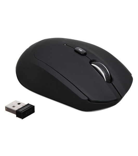 Мышь беспроводная Acer OMR040 черный, 1600 dpi, радиоканал, USB, кнопки - 6