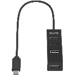 USB-концентратор Buro BPH-C-1906, USB-C, USB 2.0 4 порта, USB, фото3