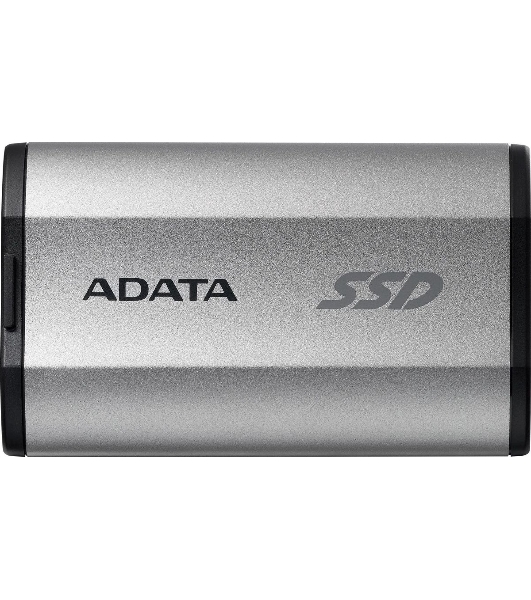 Внешний SSD ADATA SD810, 2TB, USB 3.2 Gen 2x2 Type-C, R/W 2000/2000, серебристый