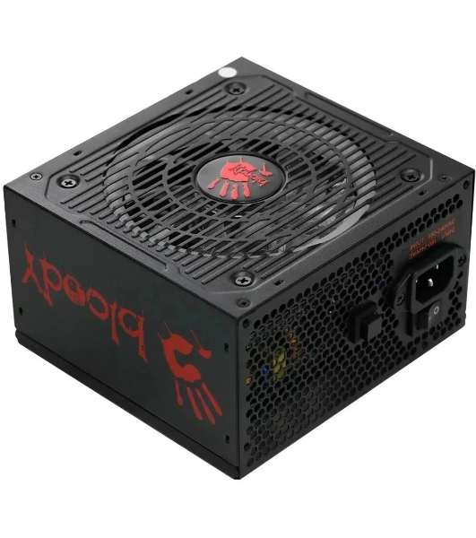 Блок питания Bloody BD-PS700W, 700Вт, 80 PLUS белый, 120мм, черный