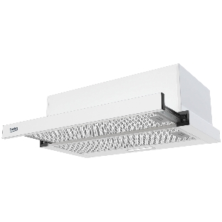 Вытяжка телескопическая Beko BHNT613R4CW белый, 60 см, 320 куб. м/ч, 61 дБ