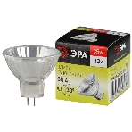 Лампа галогенная ЭРА GU4-MR11-35W-12V-30CL GU4 35Вт софит теплый белый свет, фото 1