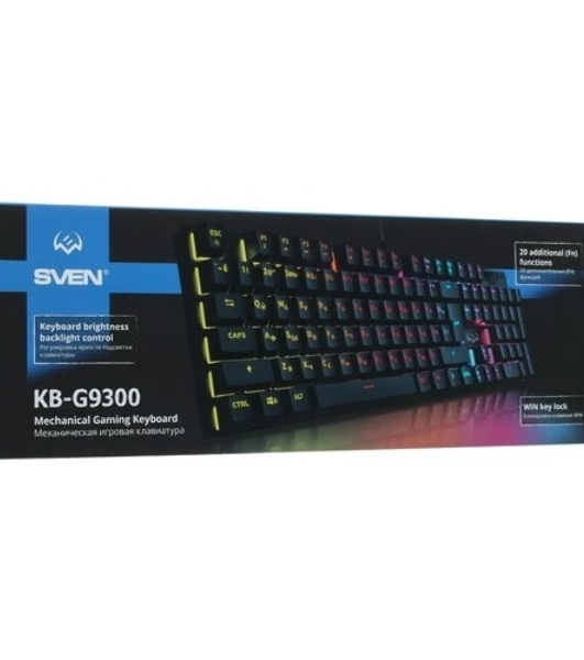 Клавиатура SVEN KB-G9300 проводная, USB Type-A, чёрный