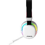 Гарнитура Marvo HG9069W Monka Echo белый, беспроводная + проводная, радиоканал, до 10 ч, подсветка, совместимость с PS5, Xbox, фото6