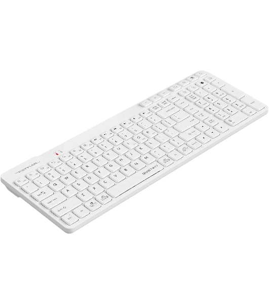 Клавиатура A4Tech Fstyler FBK27C AS белый USB беспроводная BT/Radio slim Multimedia (FBK27C AS)
