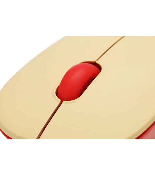 Мышь беспроводная Acer OMR205 бежевый/розовый, 1200 dpi, радиоканал, USB, кнопки - 3