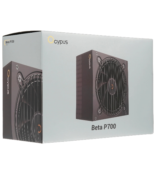 Блок питания 700W Ocypus Beta P700 BK (ATX, APFC, 20+4 pin, 120мм fan, PCI-E 6+2Px2, 3xSATA) (Beta-P700-N1HDBK024X-EU)