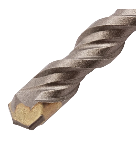 Бур по бетону Denzel двойная спираль, Cobalt W-tip, 12x210 мм, SDS PLUS