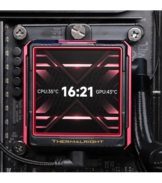 Система жидкостного охлаждения Thermalright Frozen Warframe ULTRA 360 ARGb Soc-AM5/AM4/1151/1200/2066/2011/1700 черный 4-pin 29.6dB Al LCD Ret (F-WFRAME-ULT-360-BL-ARGb)