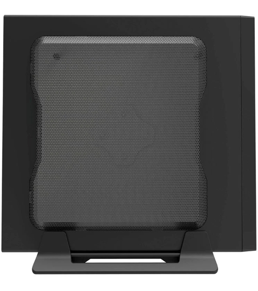 Компьютерный корпус Slim Case Powerman ME100S-BK front fan 4cm, 120W adapter, Mini ITX, VESA