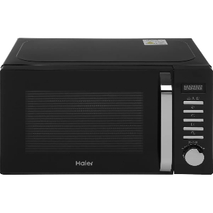 Микроволновая печь Haier HMB-DG208BA черный, 20 л, 800 Вт, переключатели - кнопки, поворотный механизм